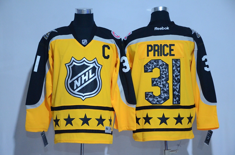 2017 NHL Montreal Canadiens #31 Price yellow All Star jerseys